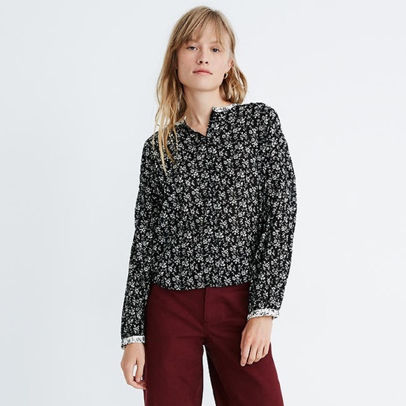 Madewell Tops - NWT Madewell | Print-Mix Meadow Shirt
